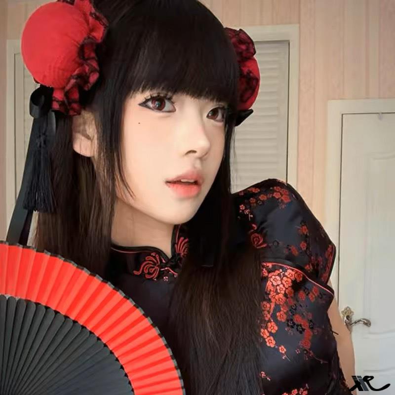かわいいお団子ヘアピン中国風国民ファッションヘアアクセサリー - Clip In Hair Piece のレビューと価格