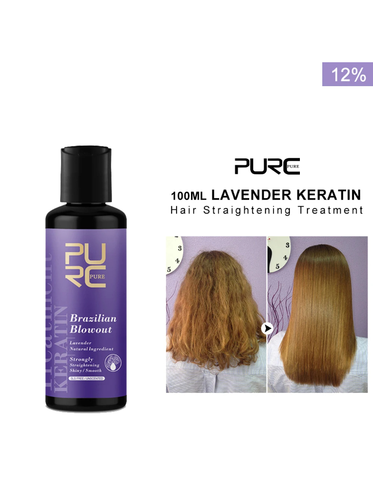 PURC ラベンダー 12% ブラジルケラチン縮毛矯正トリー - Hair Care Korea のレビューと価格